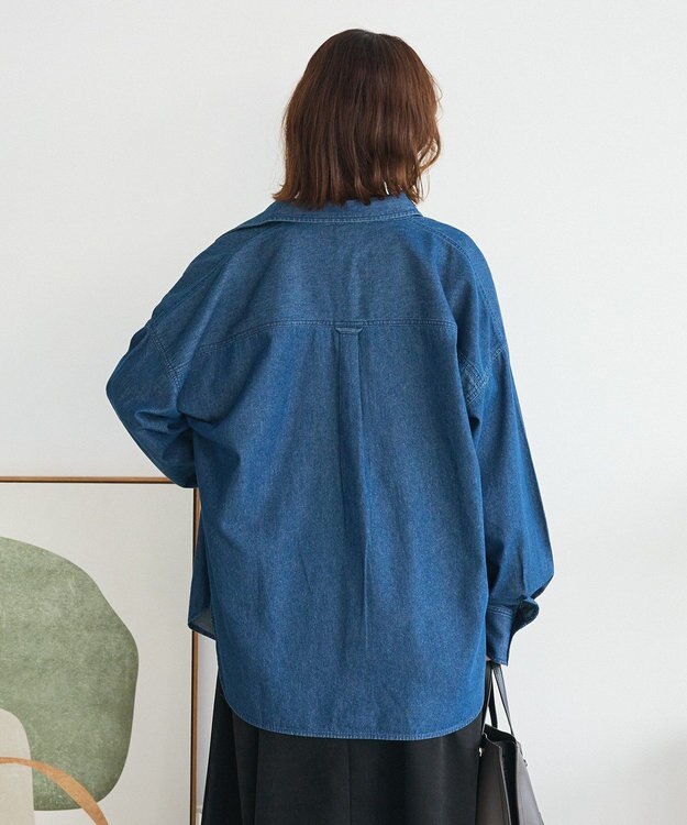 Green Parks デニムシャツ Indigo