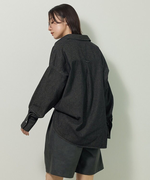 Green Parks デニムシャツ Black