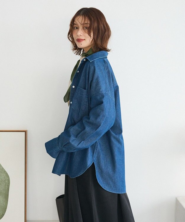 Green Parks デニムシャツ Indigo