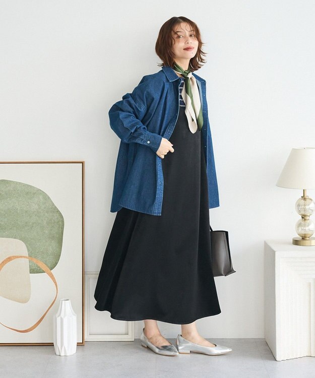 Green Parks デニムシャツ Indigo