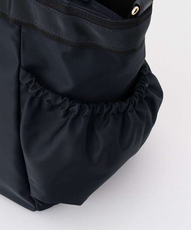 TOCCA DUAL RIBBON NYLON TOTE L トートバッグ L ネイビー系