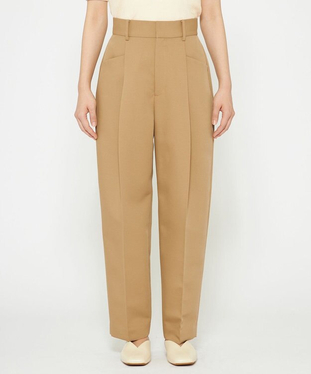 uncrave 【吸水速乾・洗濯機洗い可】エコドライチノ カーブパンツ（uncrave STANDARD） キャメル