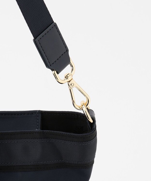 TOCCA DUAL RIBBON NYLON TOTE L トートバッグ L ネイビー系