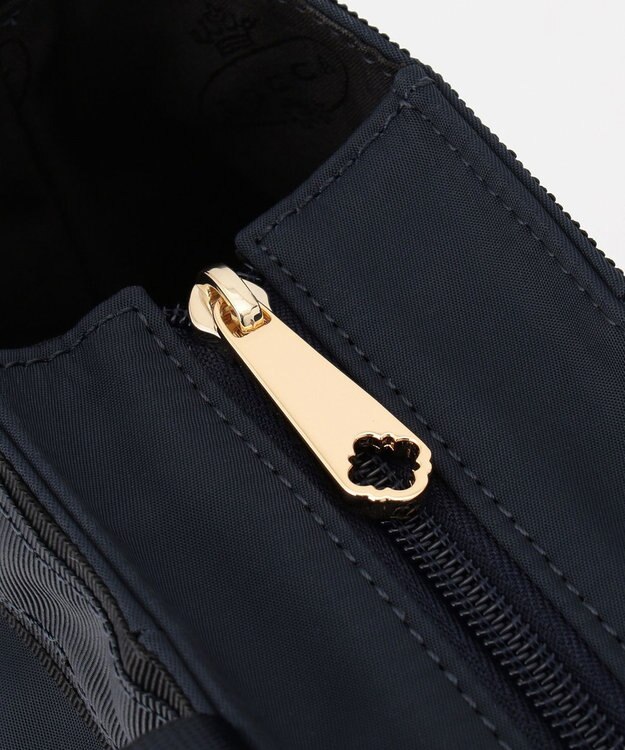 TOCCA DUAL RIBBON NYLON TOTE L トートバッグ L ネイビー系