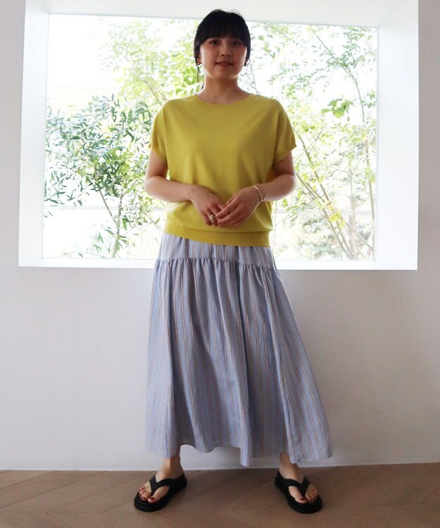 UNFILO 【新色追加！/UVケア/接触冷感/抗菌防臭】スゴ機能 コンパクトニットＴ イエロー系