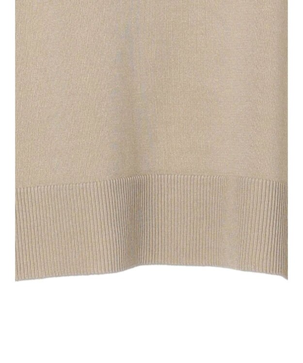 Green Parks プリーツ袖ニットプルオーバー Beige