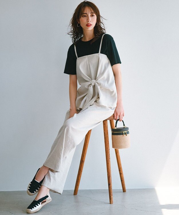 23区 S 【一部店舗限定/接触冷感】ベーシック IT TEE ブラック系