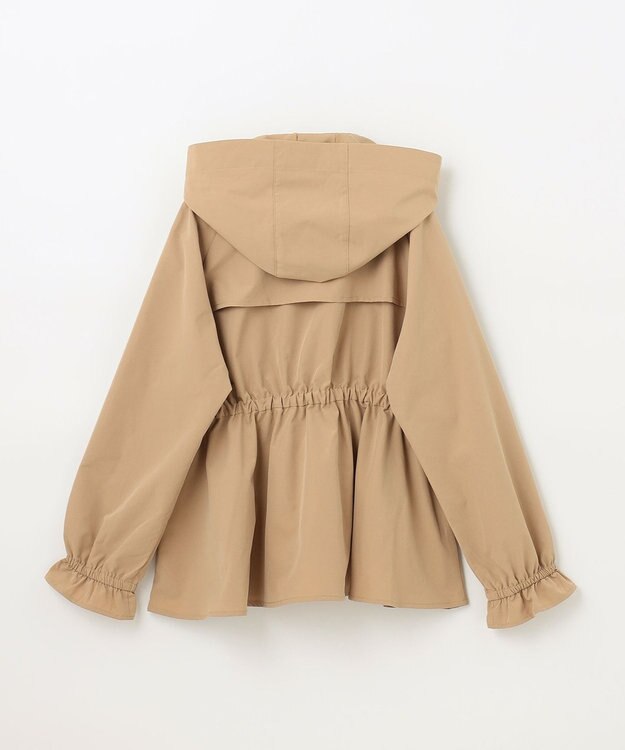 組曲 KIDS 【150-170cm】【撥水】ケープド マウンテンパーカー ベージュ系