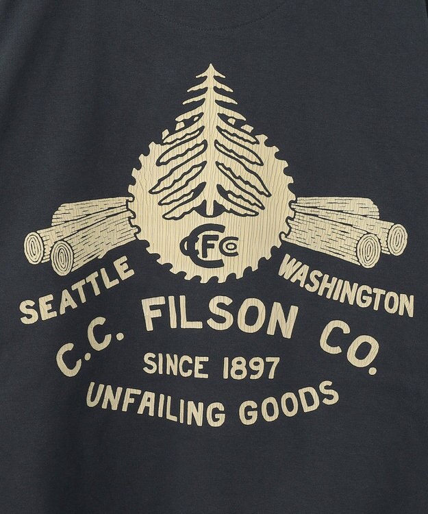 JOSEPH ABBOUD MOUNTAIN 【FILSON】PROSPECTOR GRAPHIC HOODIE　フーディ ブラック系