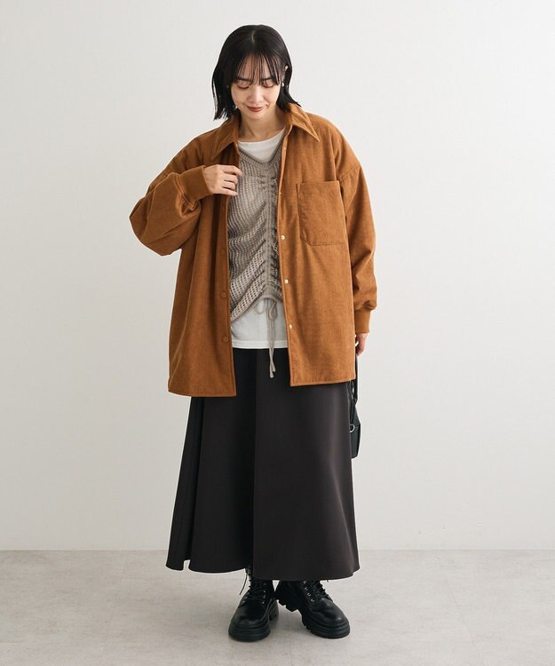 Green Parks コーデュロイ中綿ＣＰＯ Camel