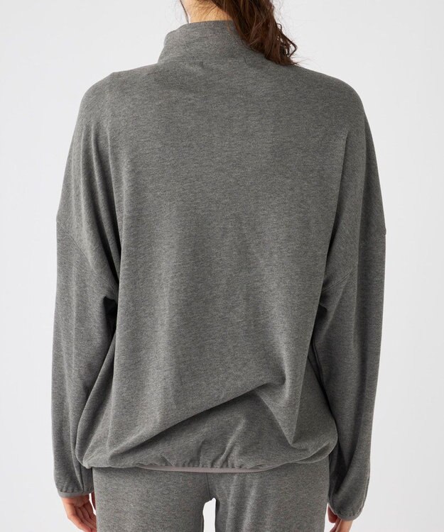 OP／FILA 【ocean pacific】 ハーフジッププルオーバー  スノーウェアレイヤー シルバーグレー