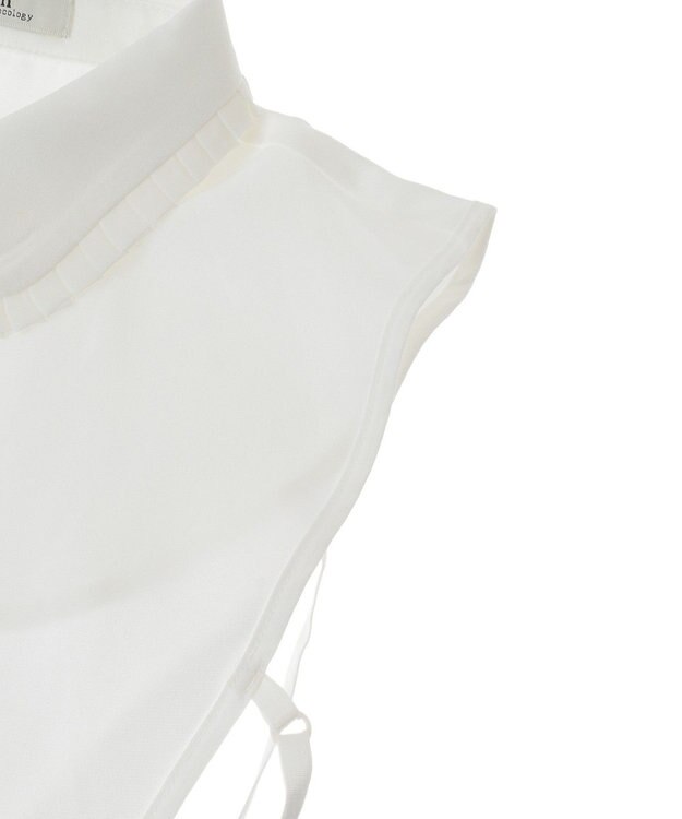 earth music&ecology フリルシャツカラー付け襟 Off White