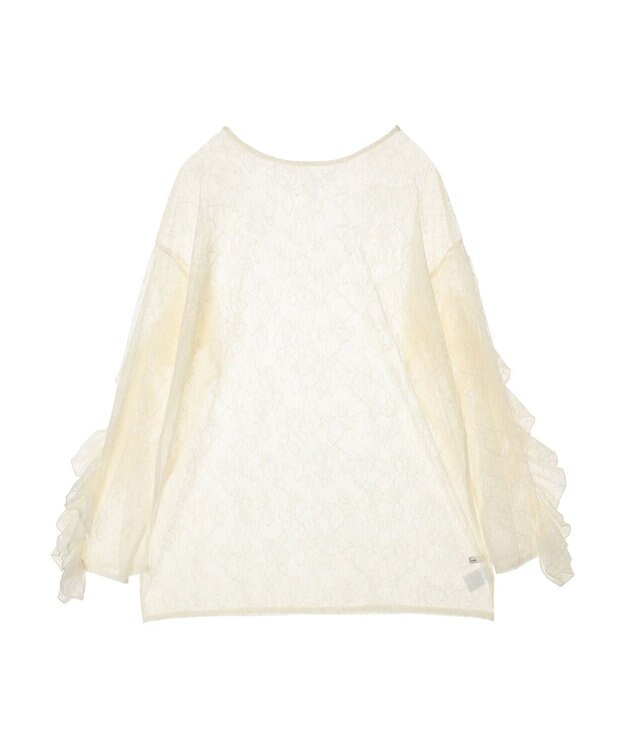 Green Parks ・ＡＮＤ　ＳＥＡＲＣＨ　レーシーラッフルスリーブチュニック Ivory