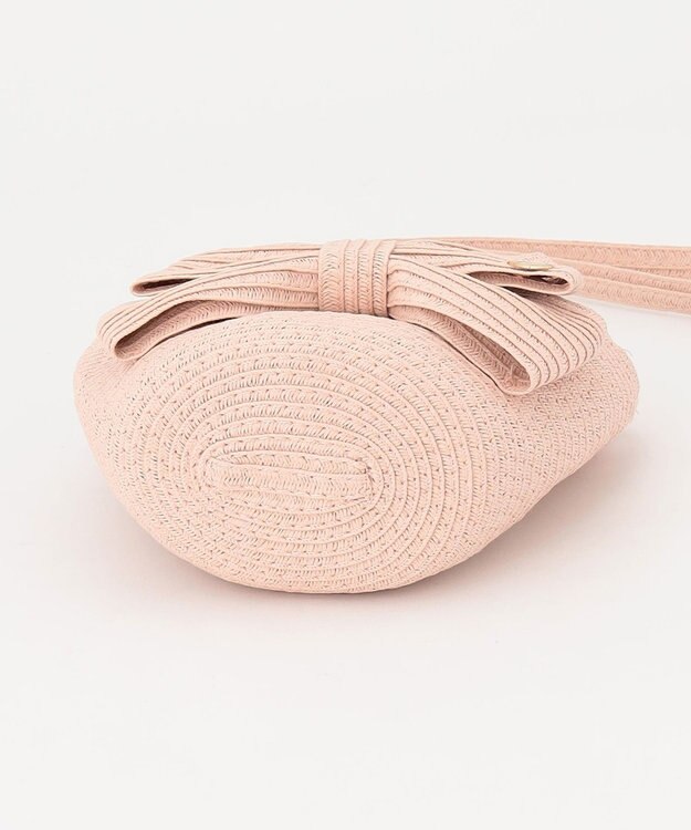 ANY KIDS リボン ペーパー ポシェット ピンク