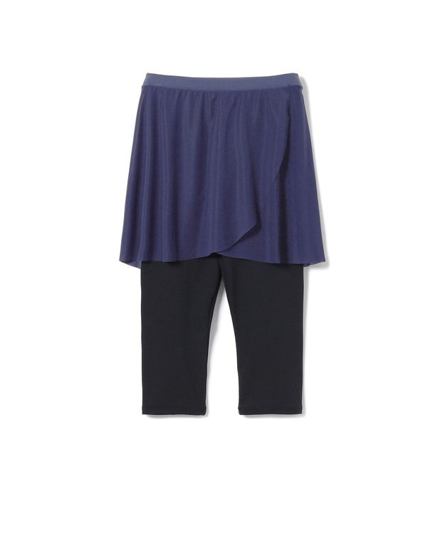 Chacott スカート付レギンス ネイビー