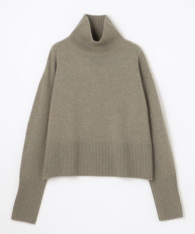NAVE ウールカシミヤ ハイネック ライトグリーン系
