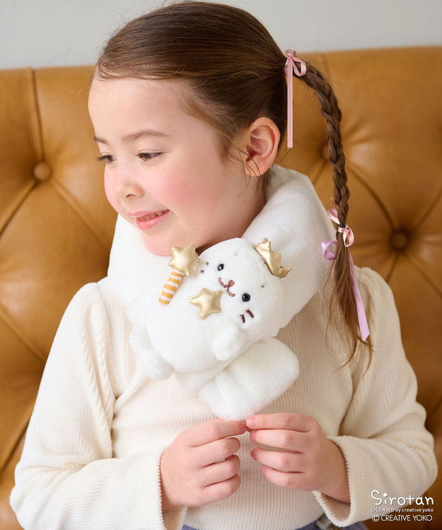 ANY KIDS 【しろたん×any FAM】しろたんマフラー しろたん