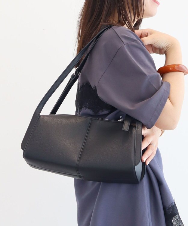 Green Parks ワイドボストンバッグ Black