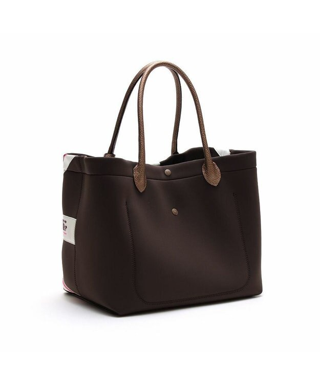 A.D.M.J. 【魔法の様に軽い】マジックライト/ユニオンジャックキューブトート34cm MARRON