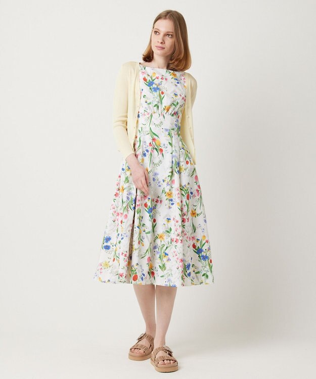 TOCCA 【消臭・洗える】TULIP BOUQUET ドレス オフ系5