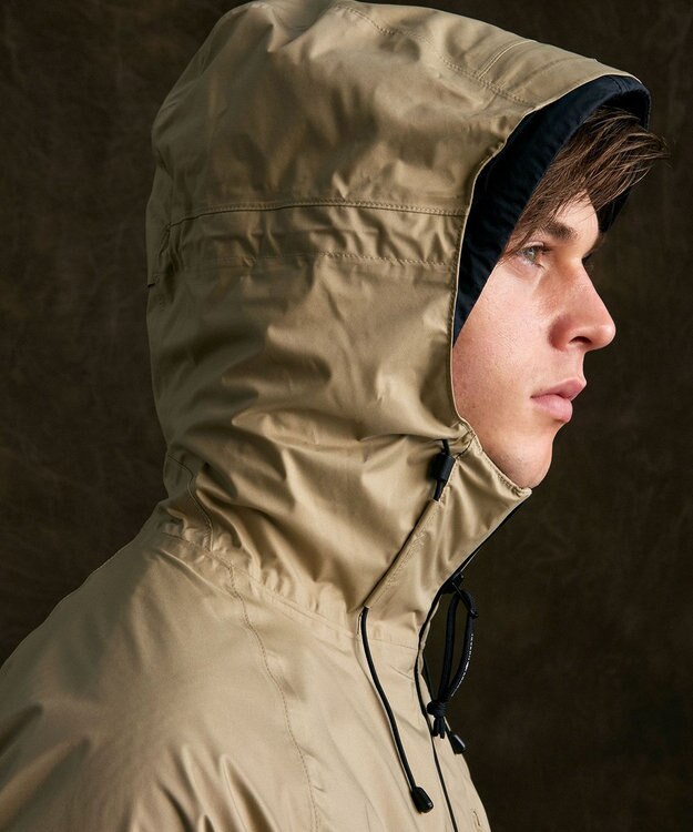 JOSEPH ABBOUD MOUNTAIN 【雑誌掲載/防風/撥水/ライナードッキング対応】 ミズノコラボWIND STOPPER BY GORE-TEX LABSパーカー ベージュ系