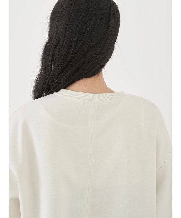 earth music&ecology ＳＥＴ２点カットプルオーバー＋シャツドッキングタンク Ivory