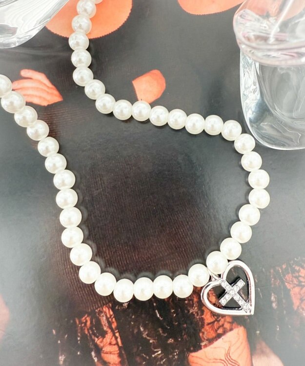 WEGO Lモチーフトップパールネックレス 柄5