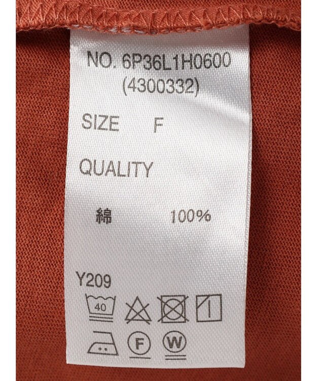 Green Parks ・ＳＵＧＡＲ　ＳＰＯＯＮ　ウエストドロストワンピース Orange