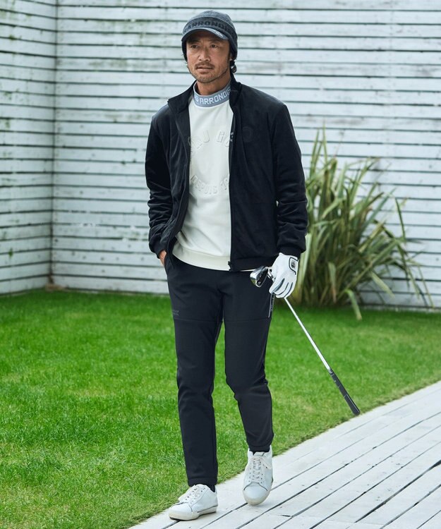 23区GOLF 【MEN】ボンディングパンツ ブラック系