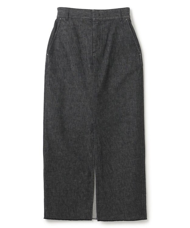 uncrave デニム スカート（uncrave WHITE） ブラック