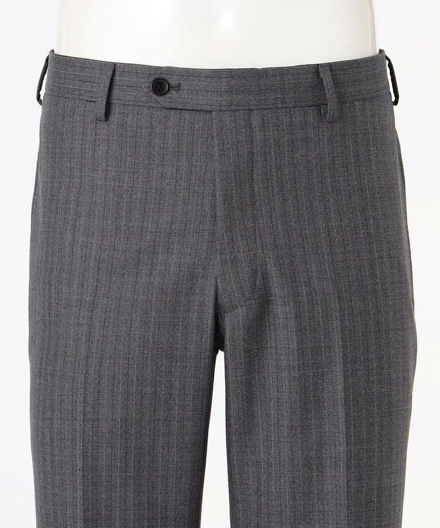 J.PRESS MEN 【ESSENTIAL CLOTHING】ラスティックストライプ スーツ ライトグレー系1