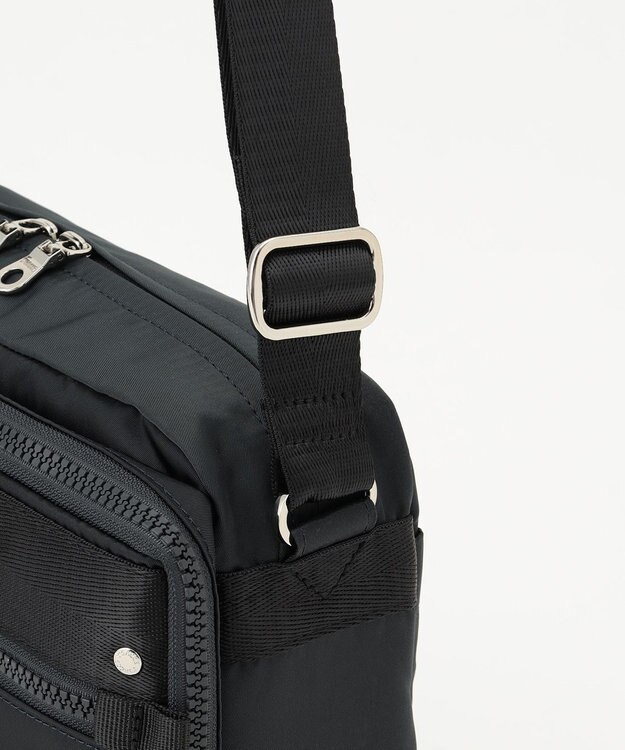 Y'SACCS テープデザイン　トラベルボックスショルダー ダークグレー