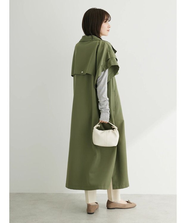 Green Parks ・ＥＬＥＮＣＡＲＥ　ＤＵＥ　トレンチロングベスト Khaki