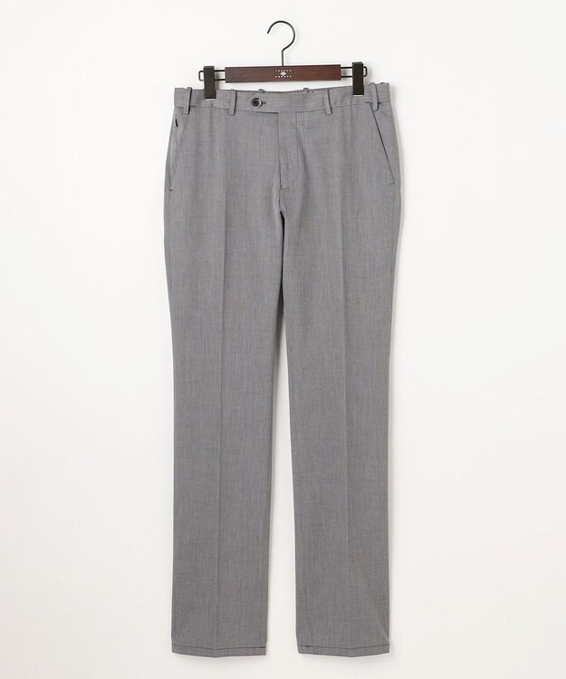 JOSEPH ABBOUD 【ウエストも伸びる!・ストレッチ】 キャリーマン2WAYストレッチ パンツ　26SSモデル グレー系