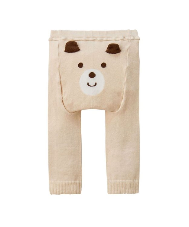 MIKI HOUSE HOT BISCUITS ボーダー柄長袖Tシャツ＆ベビースパッツギフトセット【BOX付き】 アイボリー