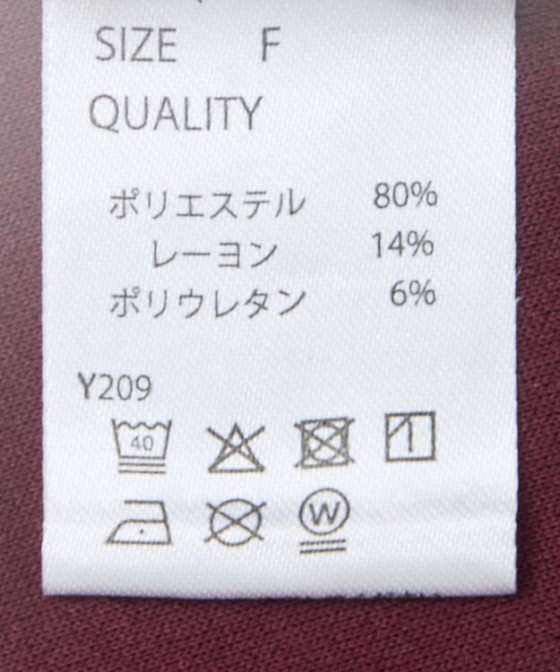 Green Parks ・ＳＵＧＡＲ　ＳＰＯＯＮ　フォルムスリーブプルオーバ Bordeaux