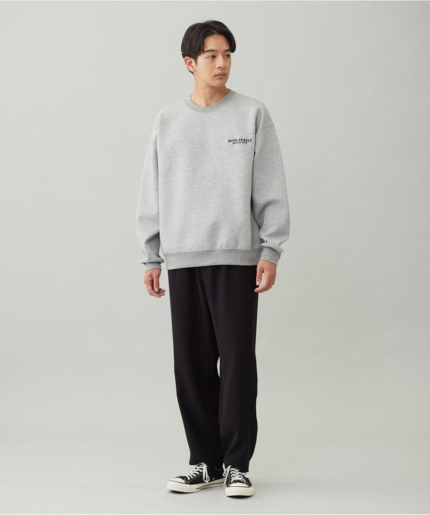 UNFILO MENS ダブルクロス イージーパンツ ブラック