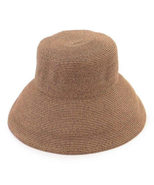 23区 ペーパーブレード エッジアップ ハット ダークブラウン系