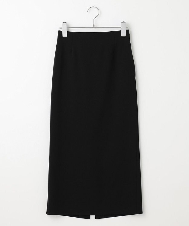 #Newans 【セレモニーにも】美シルエットロングタイトスカート ネイビー