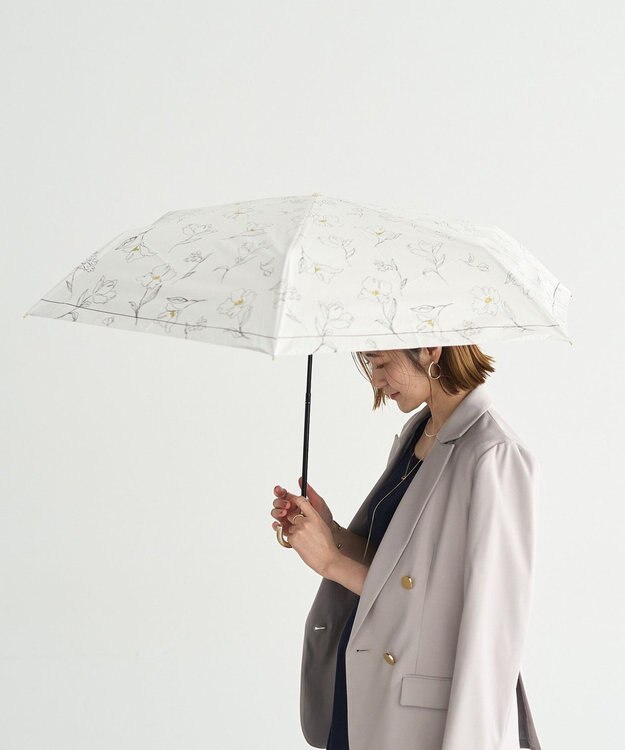 YECCA VECCA 【Wpc.】遮光フラワードローイングmini Off White
