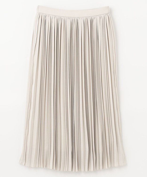 ANY 【洗える・ウエストゴム】セレモニープリーツスカート ベージュ系