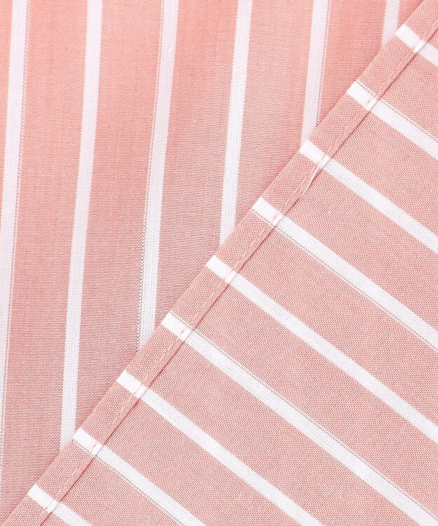 ANY SIS S ペタルスリーブ シャツ コーラルストライプ