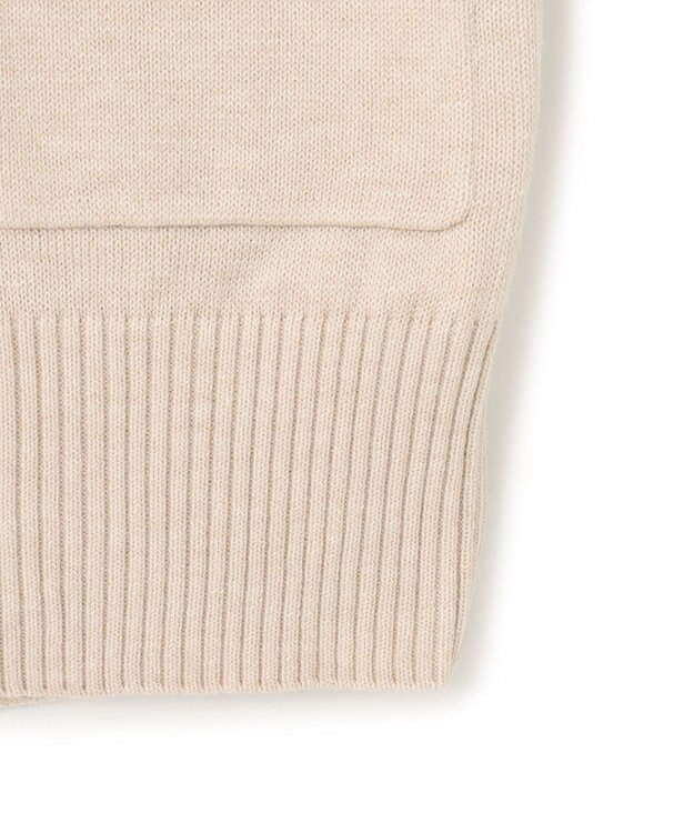 J.PRESS YORK STREET 【UNISEX】ANTI PILLING WOOL Vネックカーディガン アイボリー系