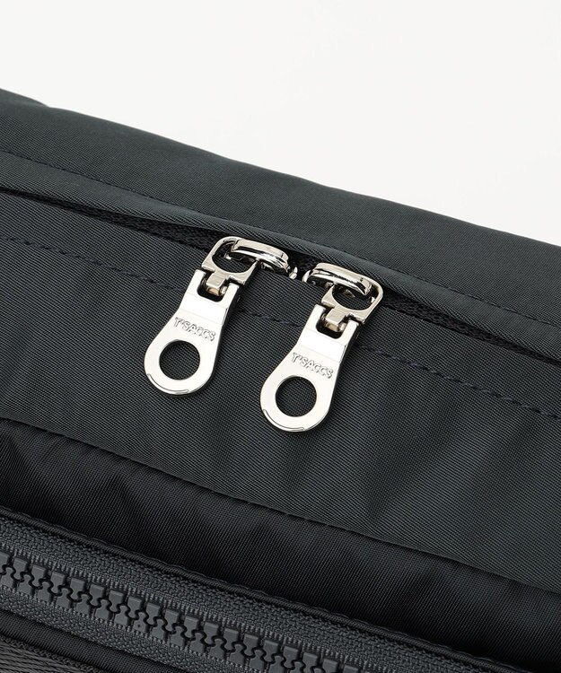 Y'SACCS テープデザイン　トラベルボックスショルダー ダークグレー