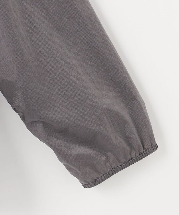 JOSEPH ABBOUD MOUNTAIN 【軽量/ECO撥水/ポケッタブル】ヴィンテージナイロンシャンブレーパーカー ライトグレー系