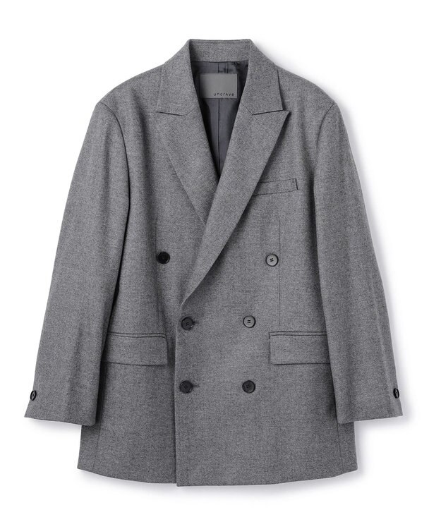 uncrave フランネル BIG ジャケット チャコール