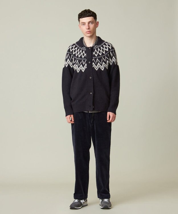 J.PRESS YORK STREET 【UNISEX】フランネル オープンカラーシャツ ブラウン系3