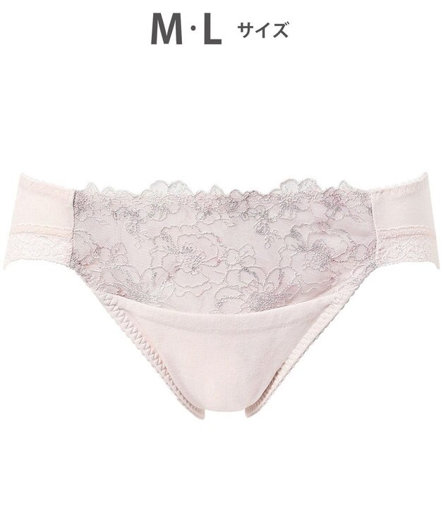 Wing ショーツ KB2060とペア 綿混素材（身生地部） やさしいはきごこち ナチュラルアップブラ はきこみ丈あさめ KF3360 ウイング／ワコール カカオ