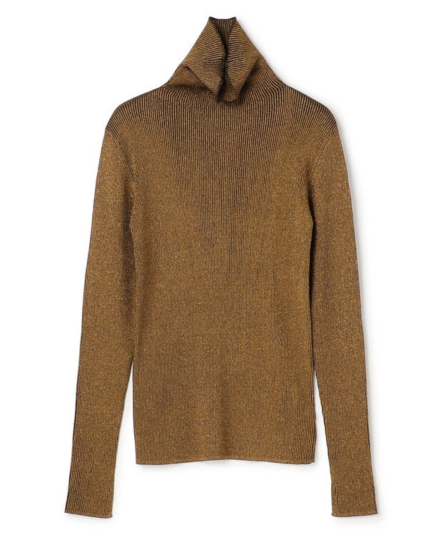 uncrave ラメニット タートルトップス ブロンズ