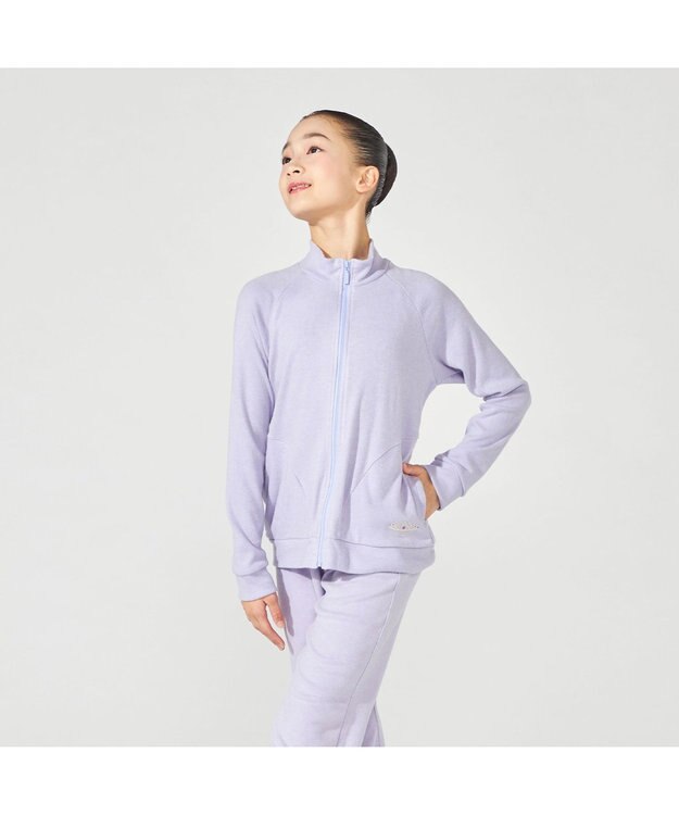 Chacott ジップアップジャケット ラベンダー